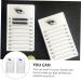 Buy FRCOLOR 6 Pcs Eyelash Extension Scale Plate - Acrylic Grafting Stand & Display Case for Perfect Lash Organization - Buy Online on GoSupps.com