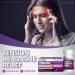 HealthA2Z Tension Headache Relief | Acetaminophen 500mg & Cafffeine 50mg | Aspirin Free | 24 Packs of 16 Caplets (384 Caplets Total) | Value Package | Pain Relief - Buy Online on GoSupps.com