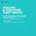 SKIN MODERNE++ Healing & Soothing Sheet Masks - Hydrating & Moisturizing with Plant Extracts & Hyaluronic Acid - Vegan Skincare - 6-Pack for Radiant Skin - Buy Online on GoSupps.com
