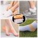 Silicone Heel Protectors - 4 Pairs for Cracked Heel Relief & Plantar Fasciitis Support - Buy Online on GoSupps.com