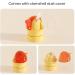 Reusable Children Beverage Water Bottle Straw Lid Water Bottle with Straw Lid Spill Proof Water Bottle Straw Cap Bottle Cap Spout Adapter with Straw No Spill Silicone Water Bottle (Orange *1) - Buy Online on GoSupps.com