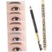 Angoily 2pcs Eyeliner Pencil Eyeshadow Pencil Sharpener Eyebrow Pen Makeup Pen Women's Pigment Distinct 1 count (Pack of 1) Brown - Buy Online on GoSupps.com