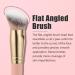 TEOYALL Flat Angled Foundation Brush - Large Dense Synthetic Kabuki Brush for Liquid Cream & Powder Makeup - Pink - Buy Online on GoSupps.com