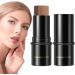 Highlighter Makeup Stick | Non-Irritating Ingredients Face Highlighter Face Contouring Shaping Makeup Highlighter Stick for Most Skins Aezon 10 - Buy Online on GoSupps.com