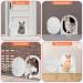 AUTOWT Cat Door Interior Door - 9.4 10.8in No Noise Lockable Indoor Cat Door - No Flap Pet Cat Door Indoor for Cat Puppy Kitties Up to 20 lbs - Easy DIY Setup Suitable for Wooden Iron Door & Wall White - Buy Online on GoSupps.com