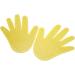 DKaony Handprint Marker - Durable Hand Shape Marker for Adult Muscle Training Lightweight & Tough - 2 Pairs in Yellow - International Shipping Available - Buy Online on GoSupps.com