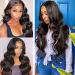 10 inch Body Wave Free Part Brazilian Human Hair Closure - 100% Unprocessed Virgin Hair Weave with Baby Hair - Natural Black Color - Swiss Lace Closure - Buy Online on GoSupps.com