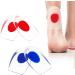Silicone Heel Cups for Cracked Heels - 4 Pack Comfort Cushions for Plantar Fasciitis & Heel Pain Relief | WLLHYF - Buy Online on GoSupps.com