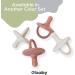 Silicone Pacifier 4 Pack Silicone Soother Set Silicone Newborn Pacifiers With Handle & Safety Airholes Baby Pacifier Binky Set o1baby (Green Grey) - Buy Online on GoSupps.com