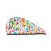 Hair Towel Wrap Hair Drying Towel with Button Towel Turban Head Towel to Dry Hair Quickly (Animals)