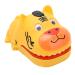 Biitfuu Push The Teeth Teething Toy Portable Funny Finger Biting Game. Lovely Cartoon for Party (Yellow)