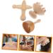 Frcolor Wooden Massage Cups Set - Therapeutic Schaubebrett & Mushroom Head Massager for Home Use | Best Wooden Massage Therapy Device - Buy Online on GoSupps.com