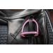 Equinate Stirrups Midway 12cm Pink - Anti-Slip Rubber Tread for Adults & Children - Set of 2 - International Shipping - Buy Online on GoSupps.com