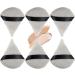 REMEK Triangle Powder Puff | 6 Pcs Makeup Powder for Face Cosmetic Multi-purpose Powder Puff with Strap Makeup Tool Grey - Buy Online on GoSupps.com