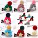 Beaupretty Mini Knitted Hat Hair Clips - 7pcs Christmas Pom Pom Ball Pins for Kids Girls & Dogs - Buy Online on GoSupps.com