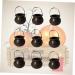 OFFSCH 9 Pcs Large Cooking Pot Halloween Candy Holder Mini Halloween Pumpkin Bucket Black Halloween Candy Bowl Halloween Candy Stands Cauldron Halloween Pendants Decorations Props Skull - Buy Online on GoSupps.com