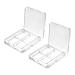 VINTORKY 2pcs Empty Eyeshadow Dish Palettes Empty Eye Shadow Pallet Makeup Eyeshadow Empty Eye Shadow Case