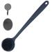 SAMEBUTECO Silicone Bath Brush Body Back Scrubber for Shower & Face Scrubber Set Bath Body Brush with Stainless Steel Inner  Long Handle 11.5    Adhesive Free Hook BPA-Free (3 in 1)