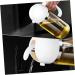 Zerodeko Glass Fuel Injector Olive Oil Bottle Glass Containers Glass Condiment Automatic Oil Pot Cooking Oil Dispenser Bottles Vinegar Pourer Glass Oil Pot Tanker Oil Storage Plastic White - Buy Online on GoSupps.com