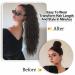 Shop Pference Brown Long Wrapped Hair Ponytail Extensions - 65cm Afro Braid Hair Extensions for Women - Buy Online on GoSupps.com
