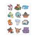 Anime Cartoon Temporary Tattoos Stickers - Kids Birthday Party Favor Decorations - 20 Sheets - Buy Online on GoSupps.com