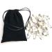 Fansisco 60Pcs Diaper Pins Baby Safety Pins Plastic Head White Baby Diaper Safety Pins Safety Locking Baby Cloth Nappy Pins 2.2in - Buy Online on GoSupps.com
