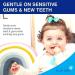 Brush Baby BabySonic Electric Toothbrush for Ages 0-3 - Smart LED Timer, Gentle Vibration - 2 Sensitive Brush Heads (Blue) - Buy Online on GoSupps.com