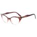 Eyekepper Cateyes Women's Reading Glasses (Red-Transparent 2.50) Red-Transparent 2.50