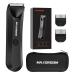 Body Hair Trimmer Men MAXGROOM Electric Body Groomer Beard Trimmer Men IPX7 Waterproof Rechargeable Manscape Electric Razor for Body Beard Back Groin Ball Pubic and Private Parts Black