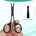 Nose Hair Scissors Small Facial Hair Scissors Stainless Eyebrow Scissors Nose Trimmer Round Tip Design for Facial Eyebrow Mustache Beard Eyelashes Ear (Black) - Buy Online on GoSupps.com