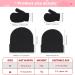 XYIYI Newborn Baby Winter Beanie Hat Mitten Set - Warm Knitted Hat Glove Set for Boys Girls 3-18 Months - Black2 - Buy Online on GoSupps.com
