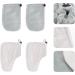 Beavorty 2 Pairs Gloves Wax Bath Foot Cover Paraffin Wax Booties Paraffin Treatments Cozies Hand and Foot Liners Wax Bath Mitts Disposable Foot Covers Paraffin Glove Short Boots Spa Grey - Buy Online on GoSupps.com