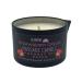 Strawberry Cream Massage Oil Candle with Pour Spout - 6oz - Coconut Oil Based Black 72000