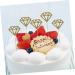 Vaguelly Wedding Decoration 50pcs Food Picks Birthday Wedding Diamond Wedding Cake Picks d Cupcake Picks Diamond Cupcake Topper Gem Cupcake Topper Fruitcakes Insert Card Flash Baby Golden medium - Buy Online on GoSupps.com