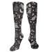 Trashy raccoons compression socks for women and men circulation 15-20 mmHg is the best support for sporty running cycling