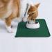 Audwud Silicone Waterproof Pet Feeding Mat - Anti-Slip Dog & Cat Bowl Mat 47x30 cm - Hunter Green - Buy Online on GoSupps.com