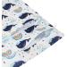 Vicloon Wet Bag - Waterproof Reusable Baby Cloth Nappy Bag with Double Zipper Pockets - Whale Design - Ideal for Swimming, Travel, Gym, Beach - 1PCS - Buy Online on GoSupps.com
