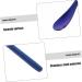 Levemolo 2pcs Pet Food Scoop Stainless Steel Lizard Scoop for Food Lizard Food Small Scoop 19.20X1.30X0.20CM Blue - Buy Online on GoSupps.com