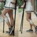 Forearm Crutches Adjustable Forearm Crutches/Black/Lighter Crutch Lightweight Cuff Crutch 12 Height Adjustable Stops - for Standard and Tall Adults Lightweight Arm Crutch Journey - Buy Online on GoSupps.com