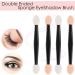 JASSINS 150 Pack Eyeshadow Applicators Disposable Eyeshadow Sponge Brush Double-Sided Eye Makeup Sponge Applicators (Skin+White) - Buy Online on GoSupps.com