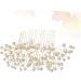 Angoily Metal Hair Clips Gold Hair Clips Bridal Headpiece Leaf Pearl Hair Comb Bridal Hair Comb Rhinestone Bridal Rhinestone Hair Clip Crystal Headpiece Wedding Accessories Bride - Buy Online on GoSupps.com