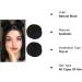 REECHO Space Bun Hair Pieces 2 PCS Mini Claw Clip in Messy & Cat Ears Fake Hair Bun Extensions Wig Accessory Updo Hairpieces for Women Girls (Pack of 2-3" Straight Natural Black) Pack of 2 - 3" Straight Natural Black - Buy Online on GoSupps.com