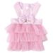Bowknot Striped Mesh Vest Pet Dog Dresses Dog Princess Dress Wedding Lace Dress for Pomeranian Chihuahua Small Breed Dogs Cats Doggy