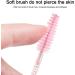 60 PCS Disposable Eyelash Brushes | Mascara Wands Applicator | Lash Brushes - Crystal Mixed Colors - Buy Online on GoSupps.com