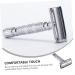 Beaupretty Vintage Double Edge Safety Razor - Chrome Plated Manual Shaver & Mustache Razor for Face - Old Fashioned Alloy Holder - Buy Online on GoSupps.com