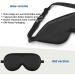 Alaska Bear Mulberry Silk Sleep Mask 22 Momme Luxury Cool & Lustrous Eye Cover - Black New Version - Buy Online on GoSupps.com