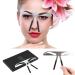 Ey brow template Lineal with golden ratio stainless steel eyebrow Messlinal Eyebrow brake caliper three point positioning design semi permanently eyebrows design shaping (01#)