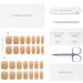 DANNI & TONI Terracotta Sunset Gel Nail Wraps - 28 Semi-Cured Stickers for Salon-Quality Manicure - Buy Online on GoSupps.com