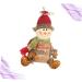 SEWOART Bag Snowman Pocket Candy Heart Shape Linen Pouch Transparent Christmas Favor Party Window - Buy Online on GoSupps.com