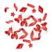 Dajidafu 50 Pieces Glass Crystal Set Excellent Gloss Shining 3D Tips Decoration Nail Art Rhinestones DIY Handcraft for Mobile Phone Bright Red